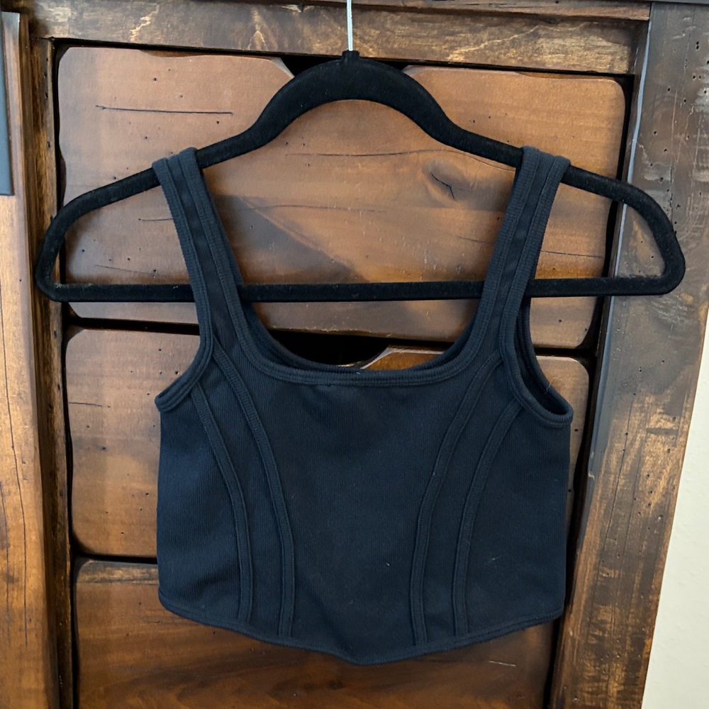 Black Crop Top